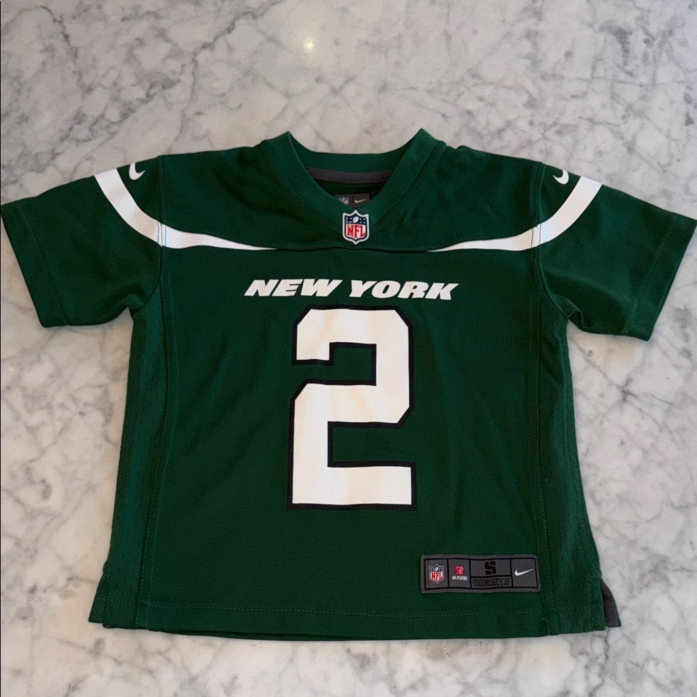 NFL Kids Green New York Jets Wilson Jersey Preschool Small